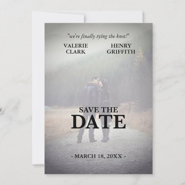 Save The Date Film Prochain Photo Enregistrer La Date (Devant)