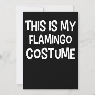 Save The Date Flamant rose Voici Mon Costume De Flamant rose