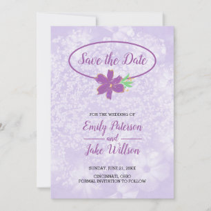Save The Date Fleurs de lavande