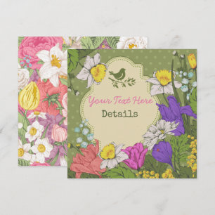 Save The Date Fleurs pour tout événement