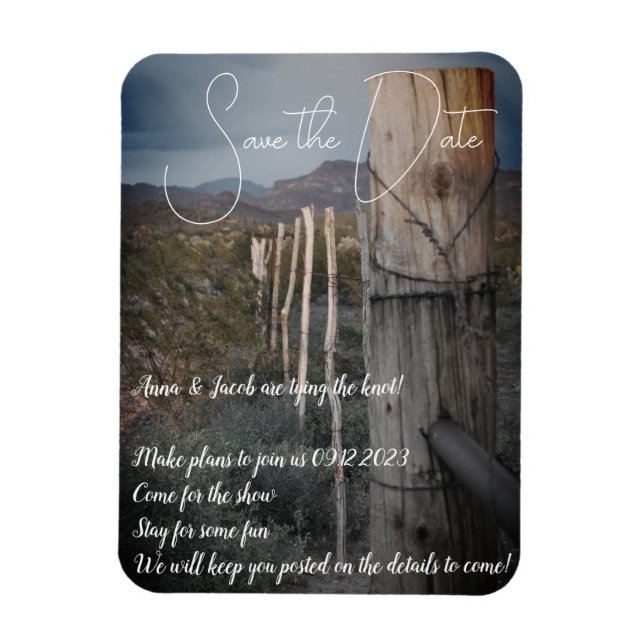 Save the Date - Flexible Magnet (Vertical)