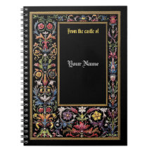 Save the Date Floral Illuminated Medieval Editable