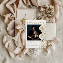 Floral Peonies Blanc Golden Elegant Mariage photo