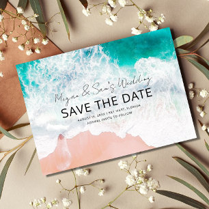 Save The Date Florida Beach Destination Mariage Enregistrer la d