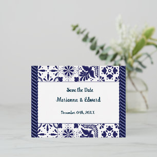 Save the Date Foil Invitation Postcard