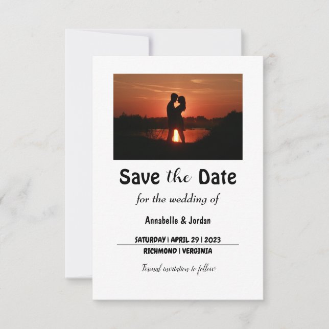 Save the date for wedding (Front)