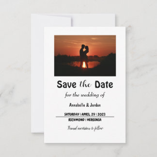 Save the date for wedding