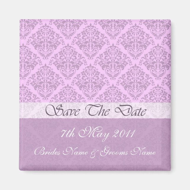 Save the Date fridge magnet (Front)