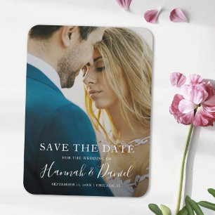 Save the Date Fridge Magnets with Photo