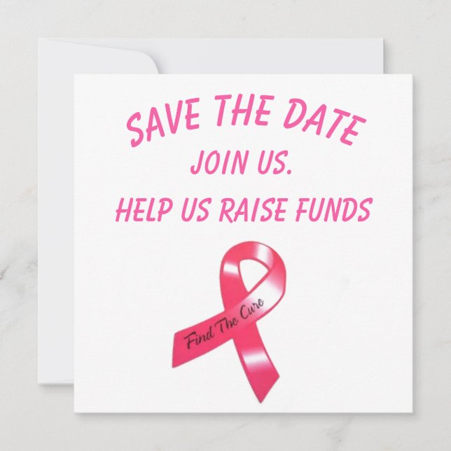 Save the Date - Fundraiser Invitations (Front)
