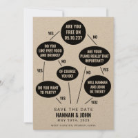 Funny Flow Chart Wedding Enregistrer la date