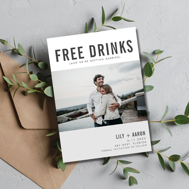 Save The Date Funny Free Dracks Mariage photo (Créateur téléchargé)