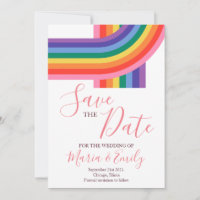 Gay LGBT Pride Mariage arc-en-ciel
