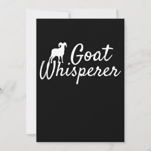 Save The Date Goat Whisperer Cute Goat Lover Farm Animal Farming