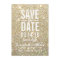 Save the Date | Gold Glitter Fab