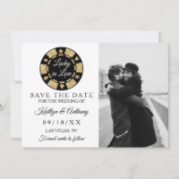 Gold Parties scintillant Poker Chip Casino Mariage