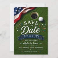 Golf 4 juillet Jour de l'Indépendance pour golfeur
