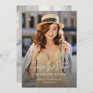 Save the Date Graduation 2024 Photo Party Announcement