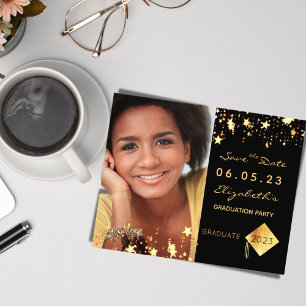 Save the Date graduation party 2023 photo budget Flyer