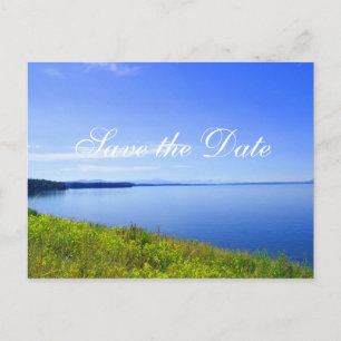 Save the date, Grand Teton National Park. Announcement Postcard