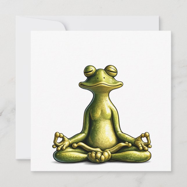 Save The Date Grenouille Zen (Devant)