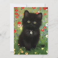 Gustav Klimt Kitten