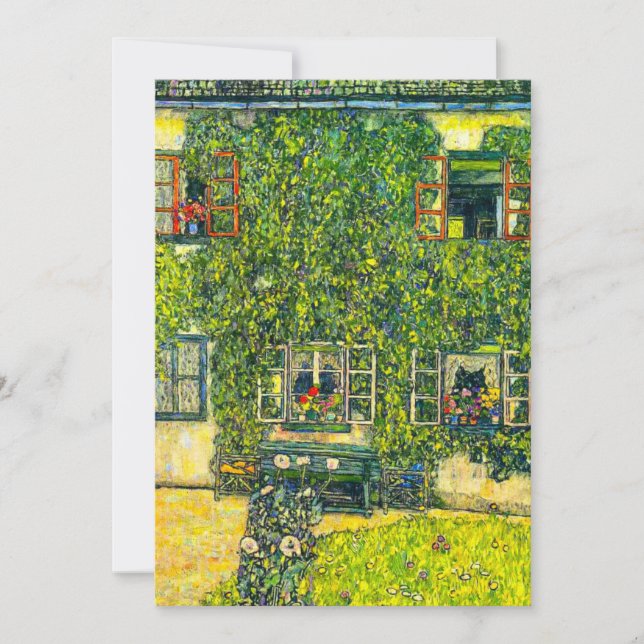 Save The Date Gustav Klimt La Maison de Guardaboschi (Devant)