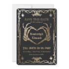 Halloween crâne gothique rétro enregistrer la date