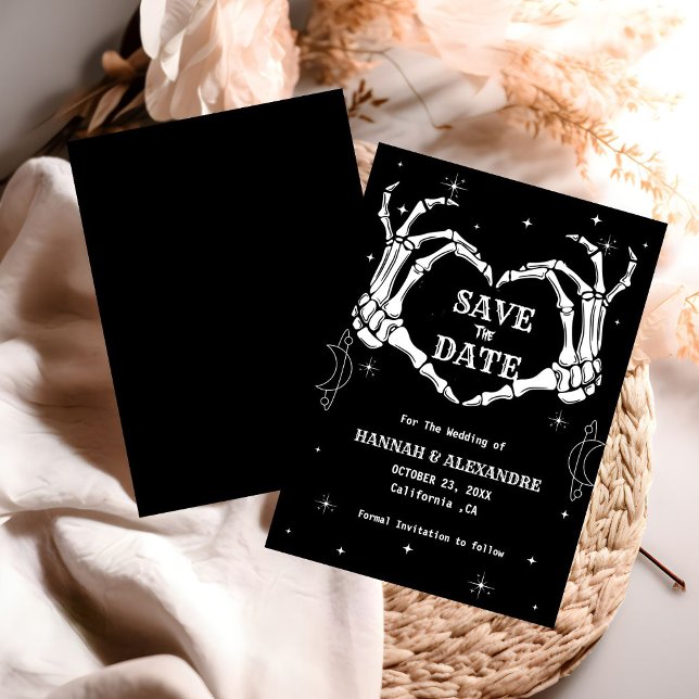 Save The Date Halloween Dark Moody Mariage gothique (Créateur téléchargé)