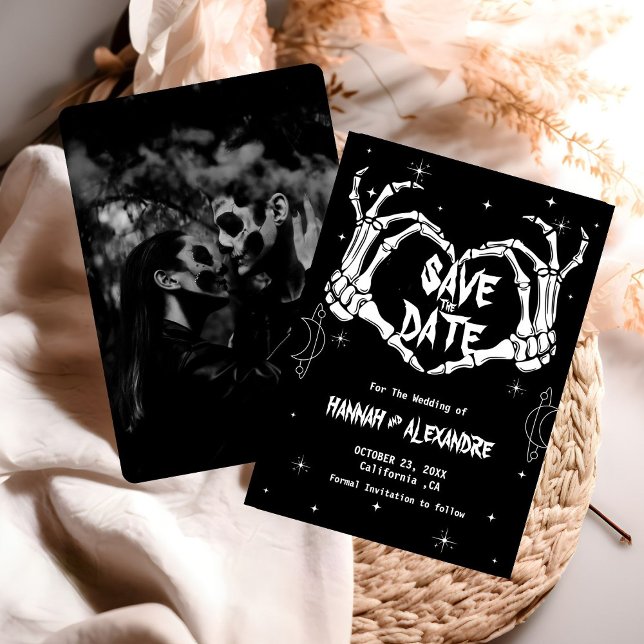 Save The Date Halloween Dark Moody Mariage gothique (Créateur téléchargé)