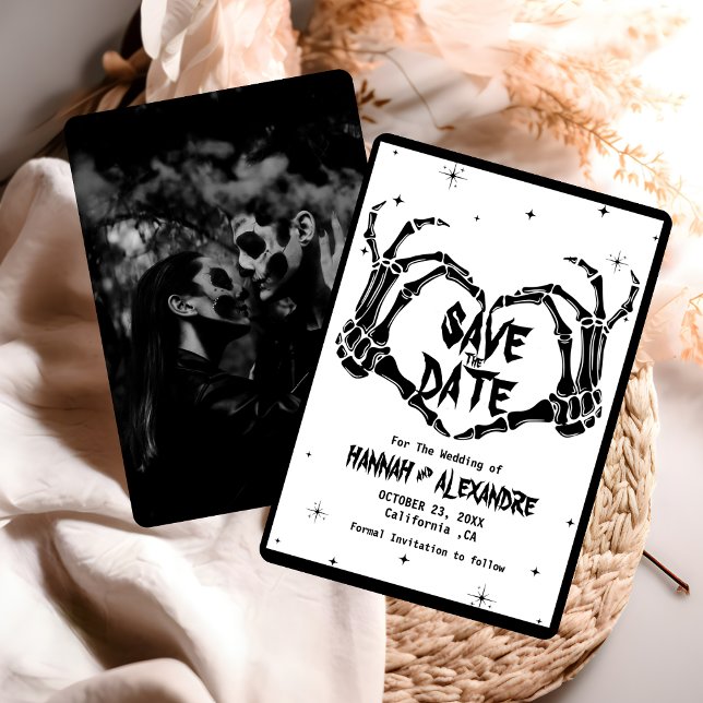 Save The Date Halloween Dark Moody Mariage gothique (Créateur téléchargé)