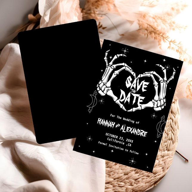 Save The Date Halloween Dark Moody Mariage gothique (Créateur téléchargé)