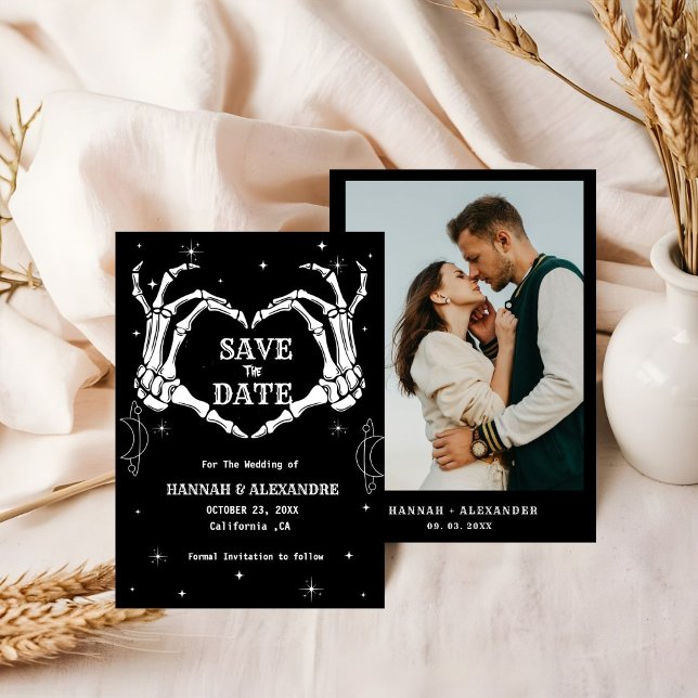 Save The Date Halloween Dark Moody Mariage gothique (Créateur téléchargé)