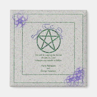 Save the Date Handfasting Magnet