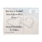 Save The Date Hearts Sand Beach Wedding Postcard