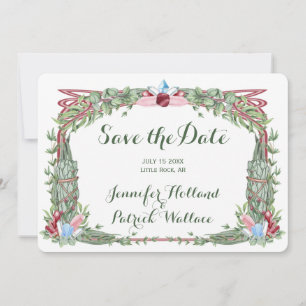 Save The Date Herbal Celtic Sage & Crystals Enregistrer la date