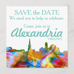 SAVE THE DATE HORIZON VIBRANCE DE L'ALEXANDRIE, LA VIRGINIE -