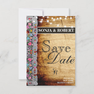 Save the Date - Hungarian Kalocsai Card