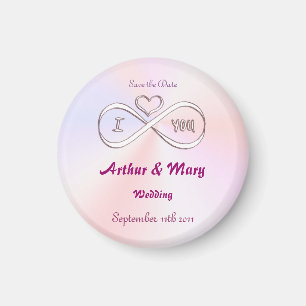 Save the Date I love you infinitely Magnet