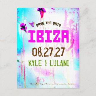 Save The Date IBIZA Destination Enregistrer la date