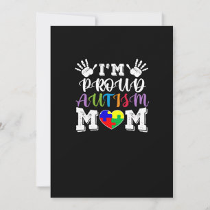 Save The Date I'm Proud Autism