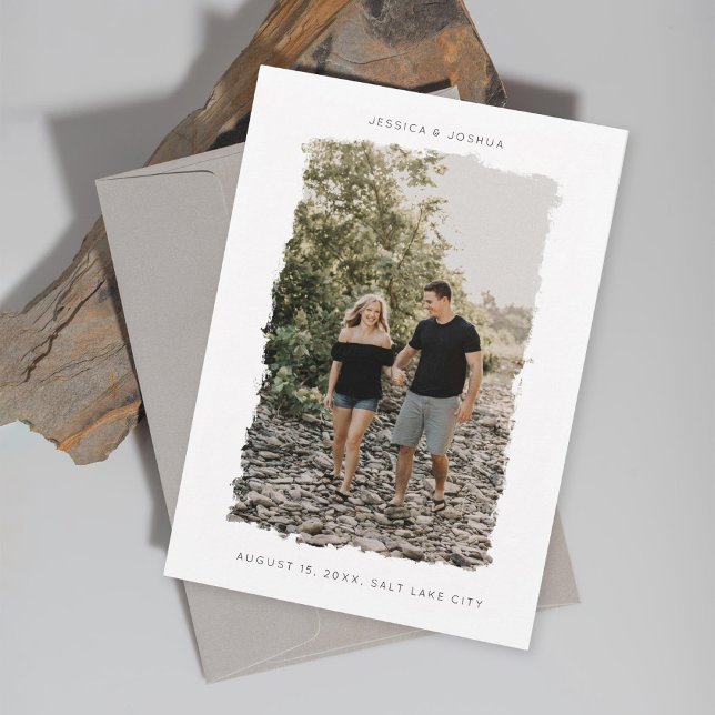 Save The Date Image brossée (Créateur téléchargé)