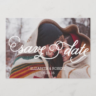 Save The Date In Love with Script Wedding Enregistrer la date