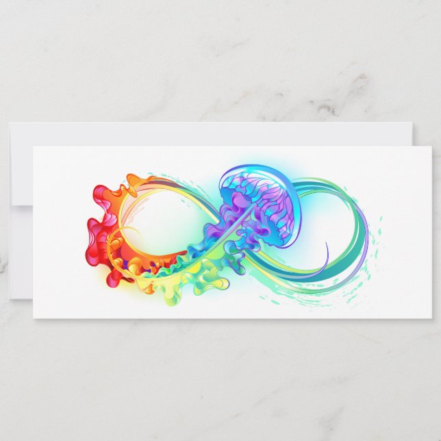 Save The Date Infinity avec Rainbow Jellyfish (Devant)
