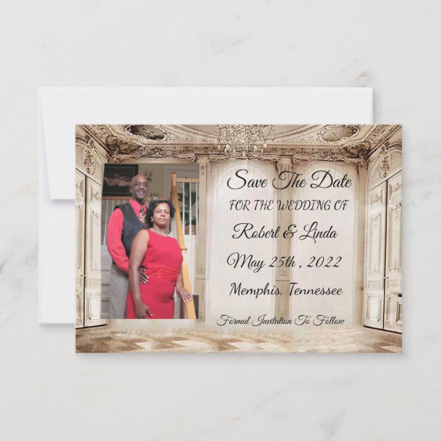 Save The Date Invitation  (Front)