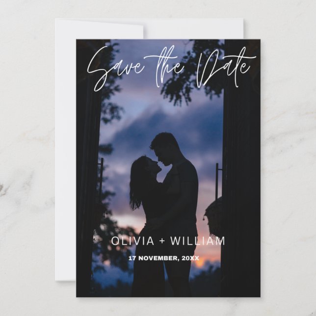 save the date invitation (Front)