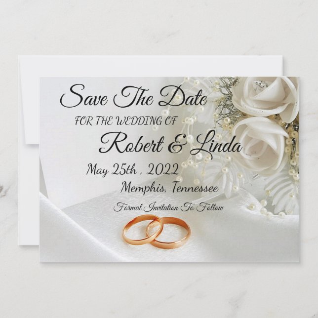 Save The Date Invitation (Front)
