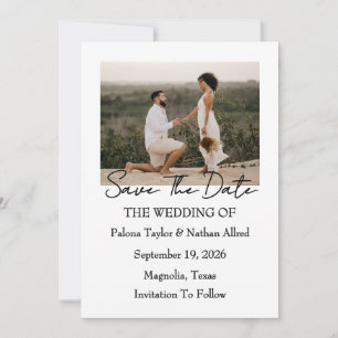 Save The Date Invitation