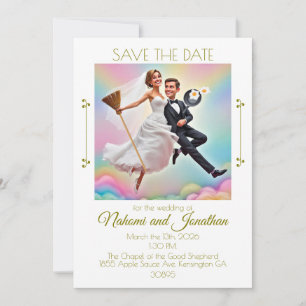" SAVE THE DATE INVITATION CARD FOR WEDDING "