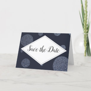 Save the Date Invitation Cards Blue